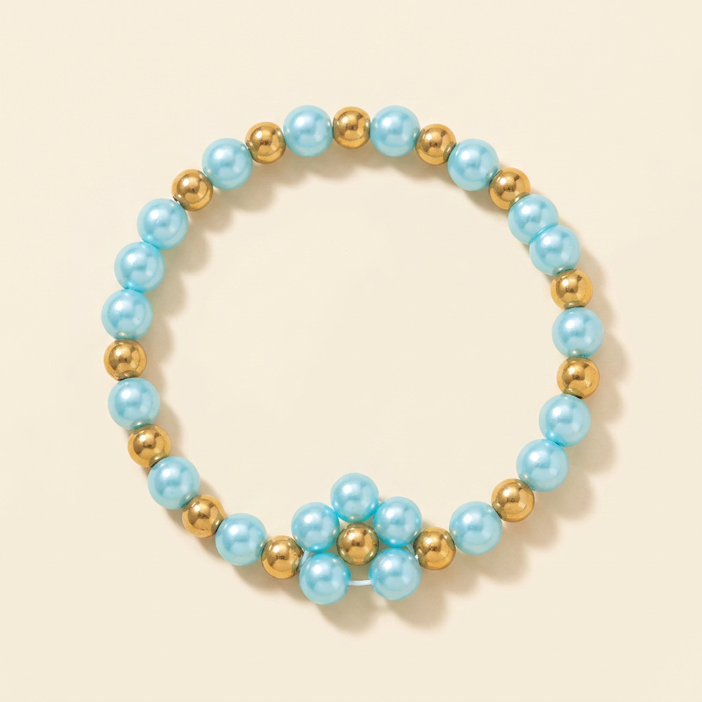 Pulseira Flor Azul