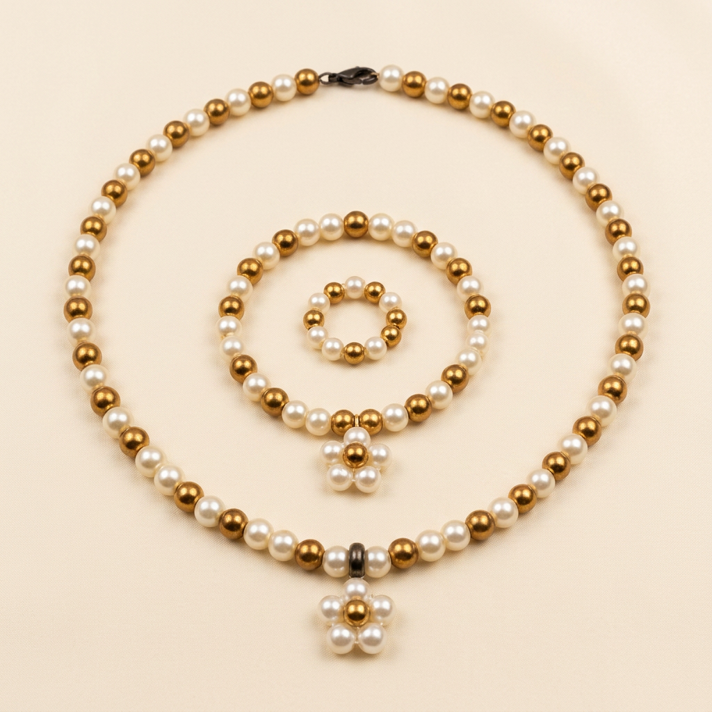 Conjunto Pérola Dourada