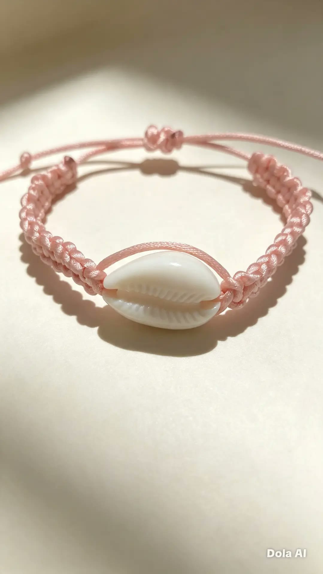 Pulseira Búzio Rosa